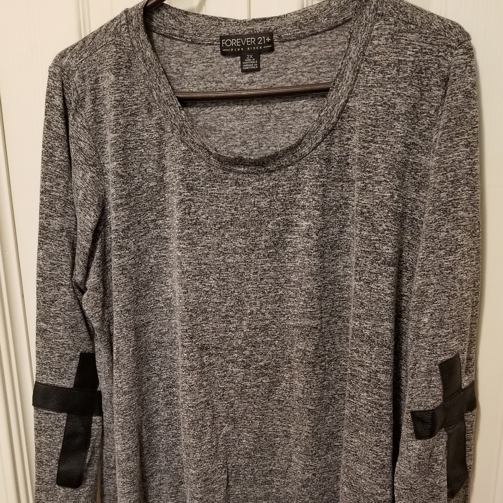 Forever 21 long sleeved shirt with crosses.